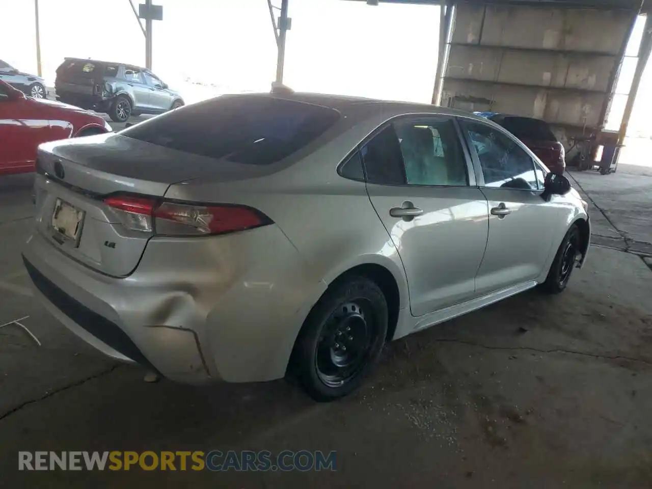 3 Photograph of a damaged car 5YFEPMAE3MP195820 TOYOTA COROLLA 2021