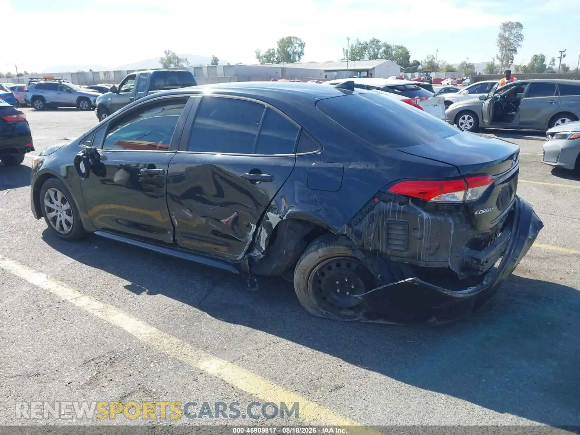 3 Photograph of a damaged car 5YFEPMAE3MP197180 TOYOTA COROLLA 2021