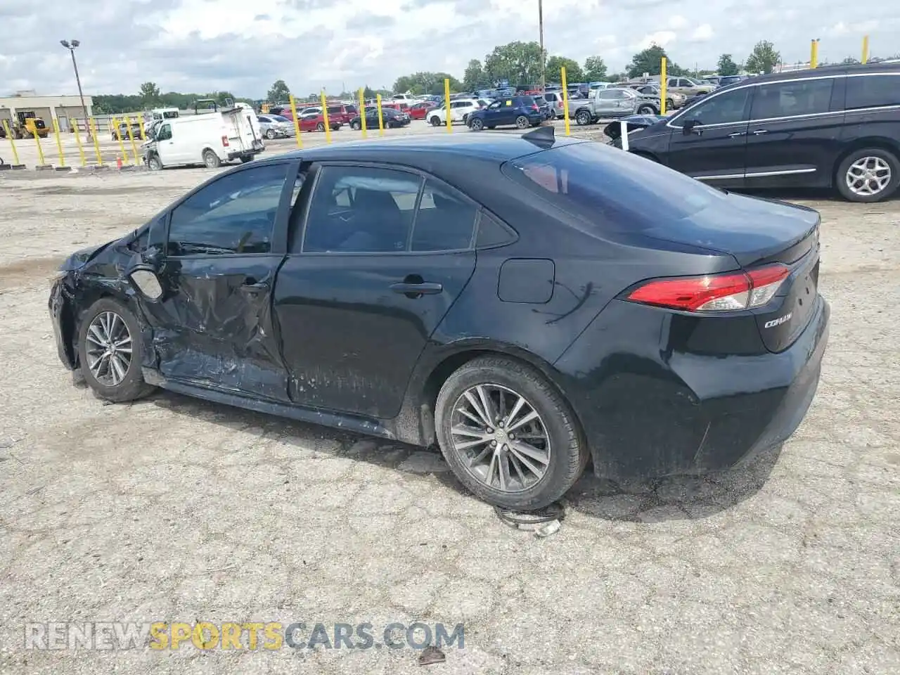 2 Photograph of a damaged car 5YFEPMAE3MP198541 TOYOTA COROLLA 2021