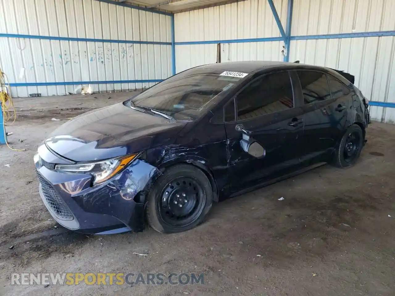 1 Photograph of a damaged car 5YFEPMAE3MP200613 TOYOTA COROLLA 2021