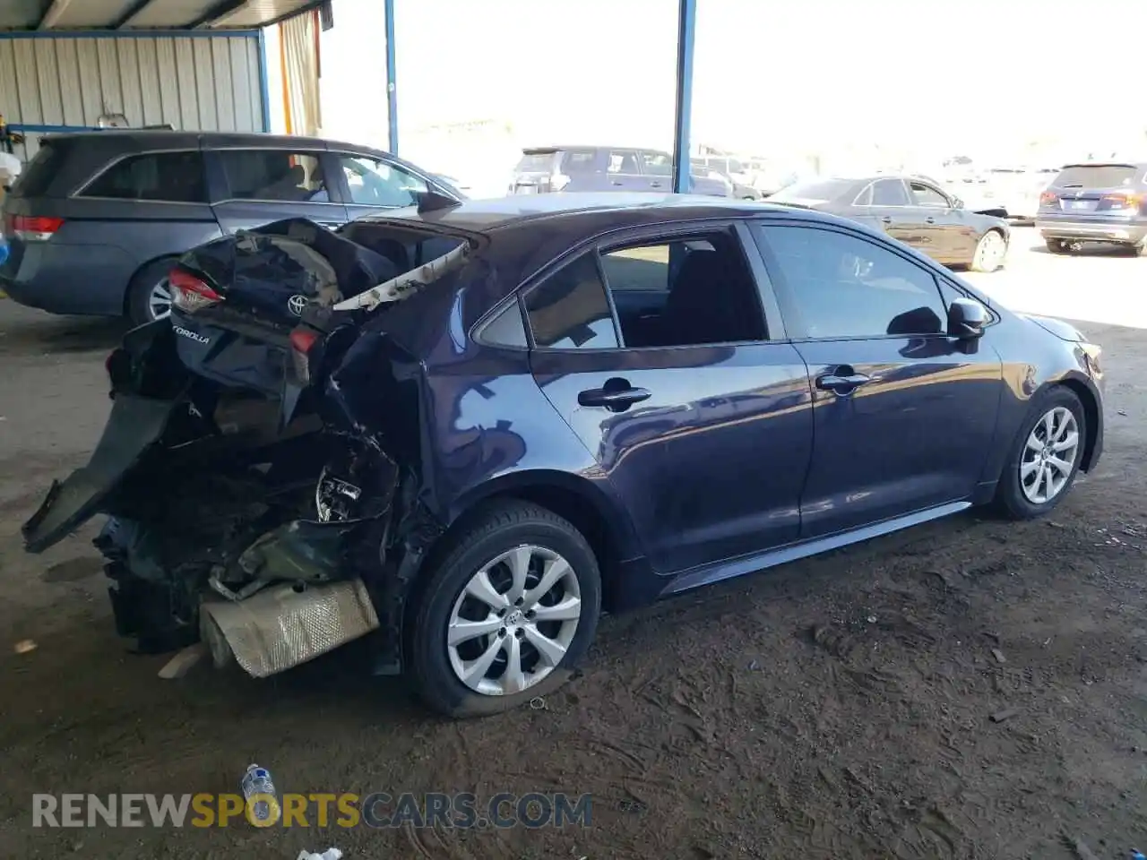 3 Photograph of a damaged car 5YFEPMAE3MP200613 TOYOTA COROLLA 2021