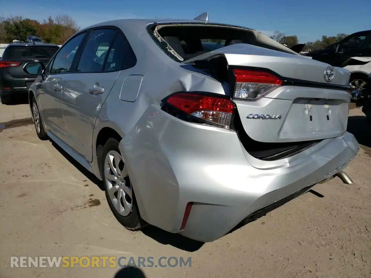 3 Photograph of a damaged car 5YFEPMAE3MP200756 TOYOTA COROLLA 2021