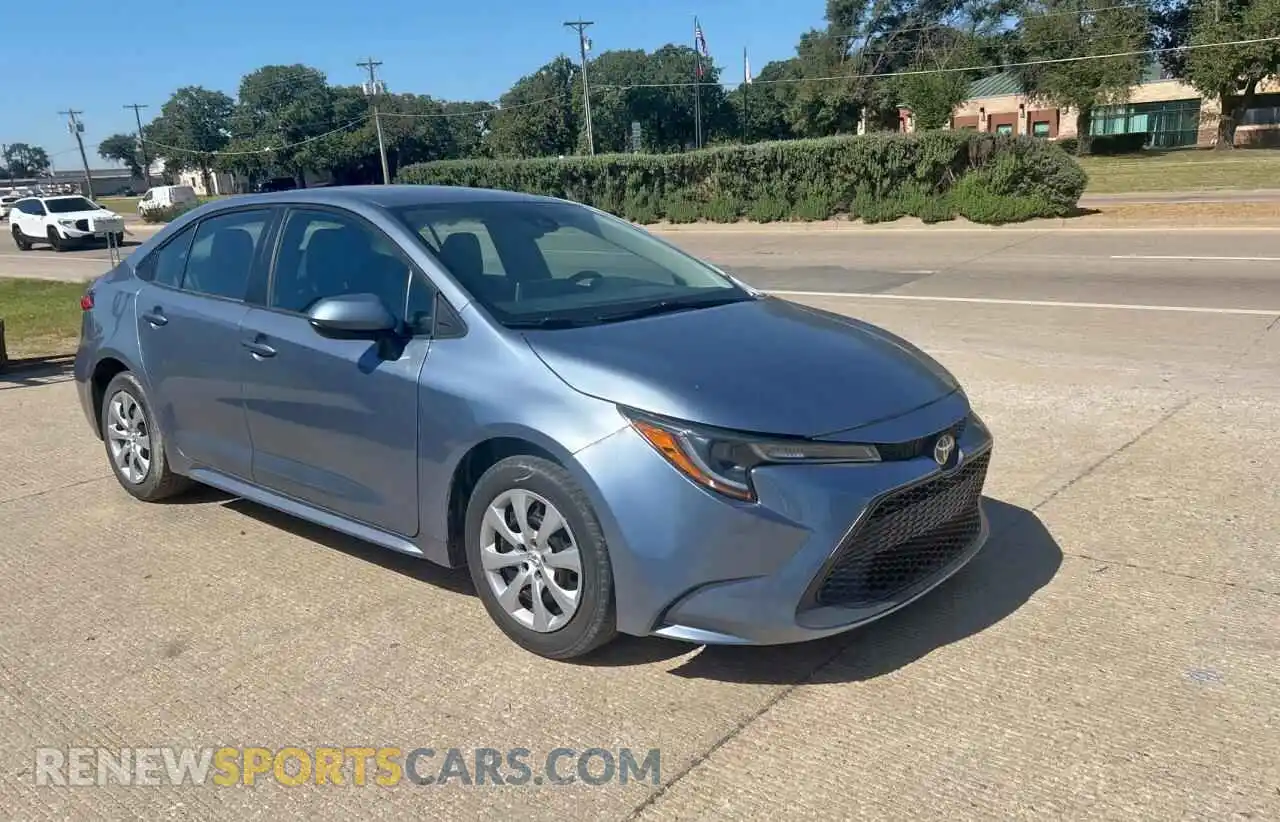 1 Photograph of a damaged car 5YFEPMAE3MP200868 TOYOTA COROLLA 2021