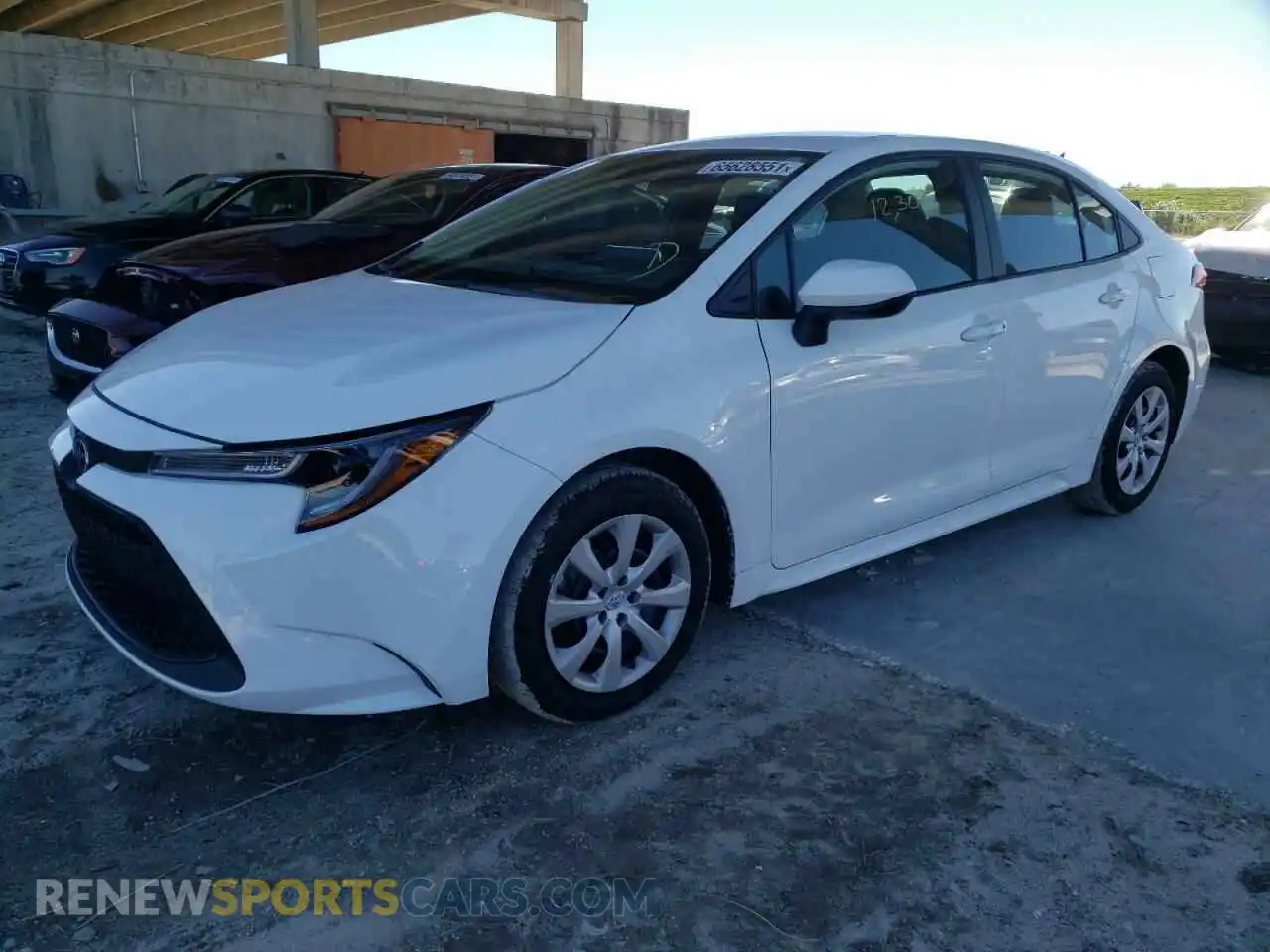 2 Photograph of a damaged car 5YFEPMAE3MP201518 TOYOTA COROLLA 2021