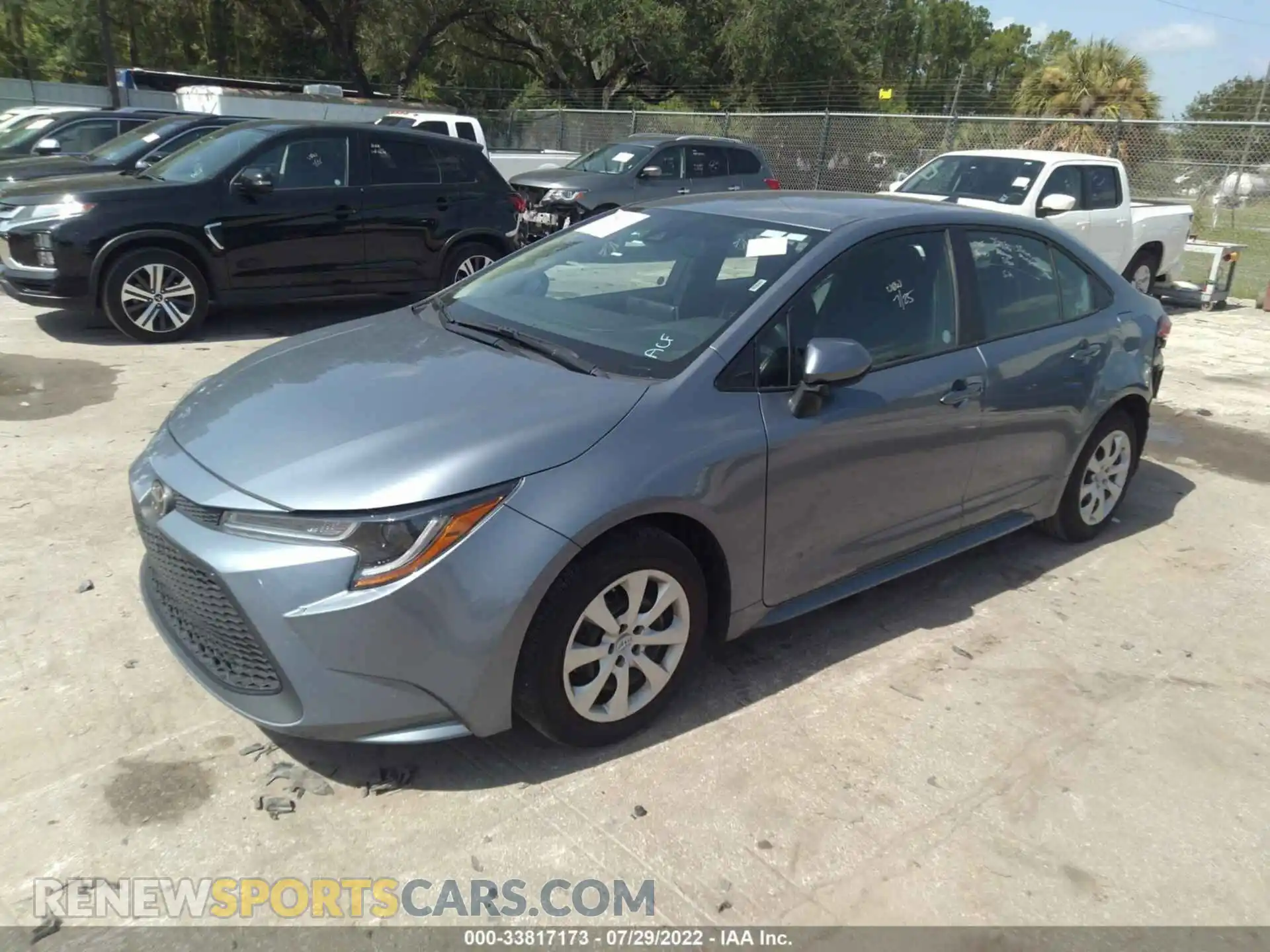 2 Photograph of a damaged car 5YFEPMAE3MP202832 TOYOTA COROLLA 2021