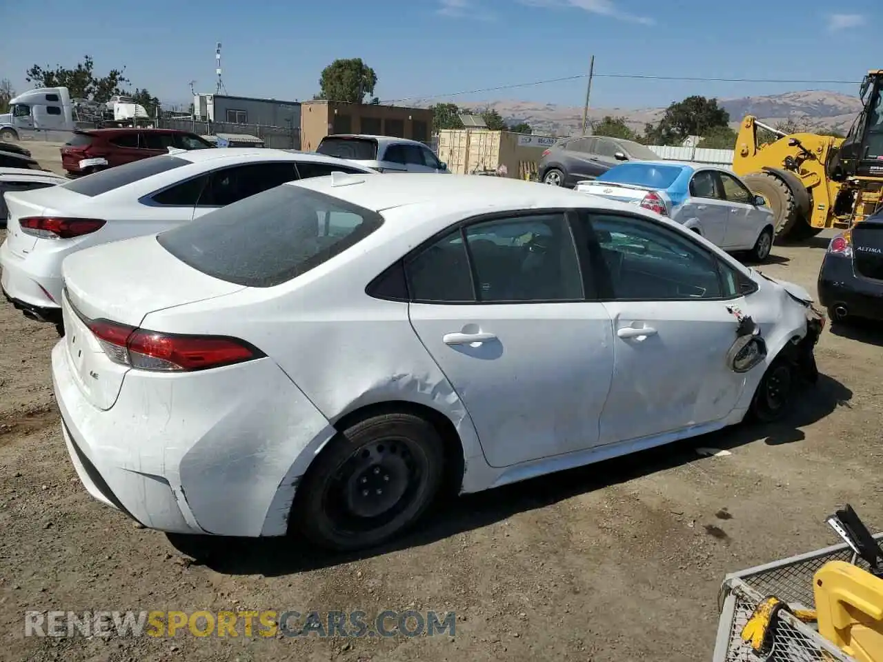 3 Photograph of a damaged car 5YFEPMAE3MP202927 TOYOTA COROLLA 2021