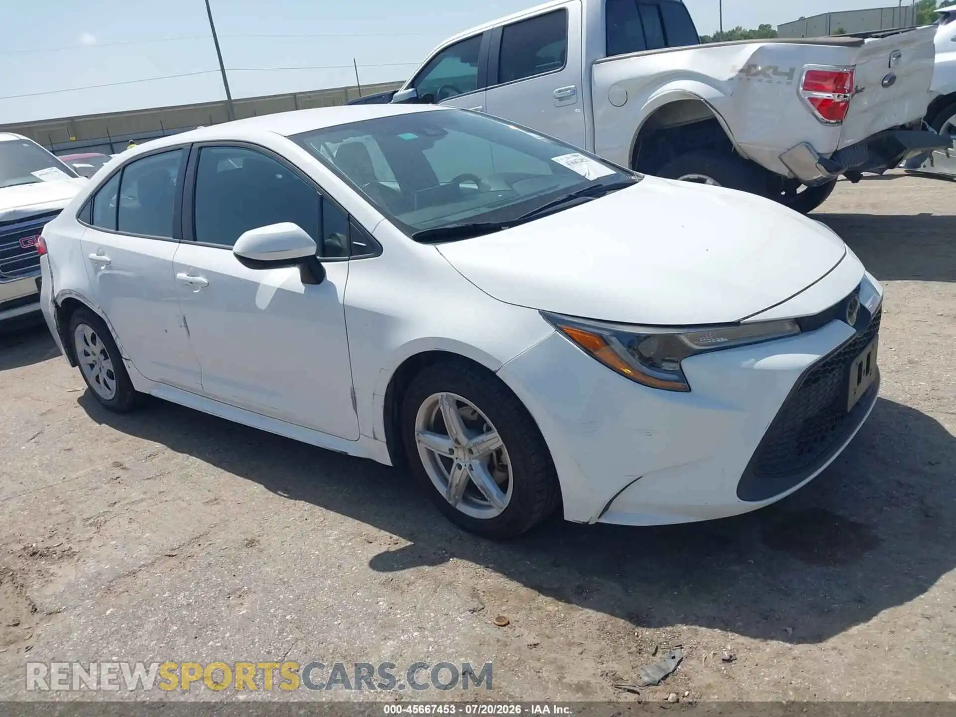 1 Photograph of a damaged car 5YFEPMAE3MP203060 TOYOTA COROLLA 2021