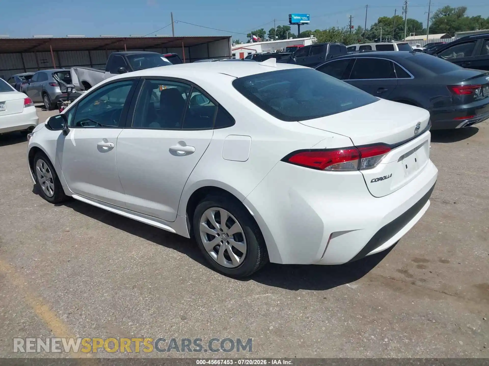 3 Photograph of a damaged car 5YFEPMAE3MP203060 TOYOTA COROLLA 2021