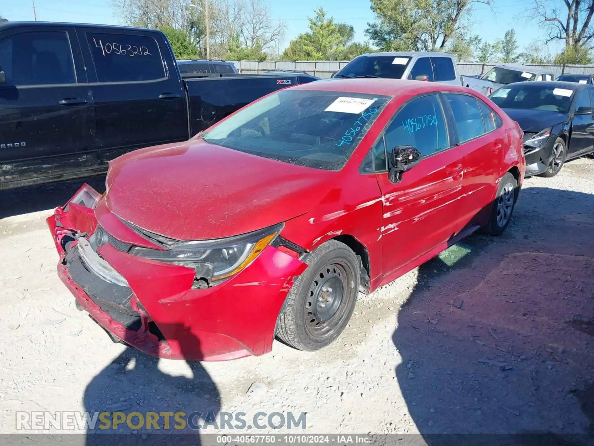 2 Photograph of a damaged car 5YFEPMAE3MP205536 TOYOTA COROLLA 2021