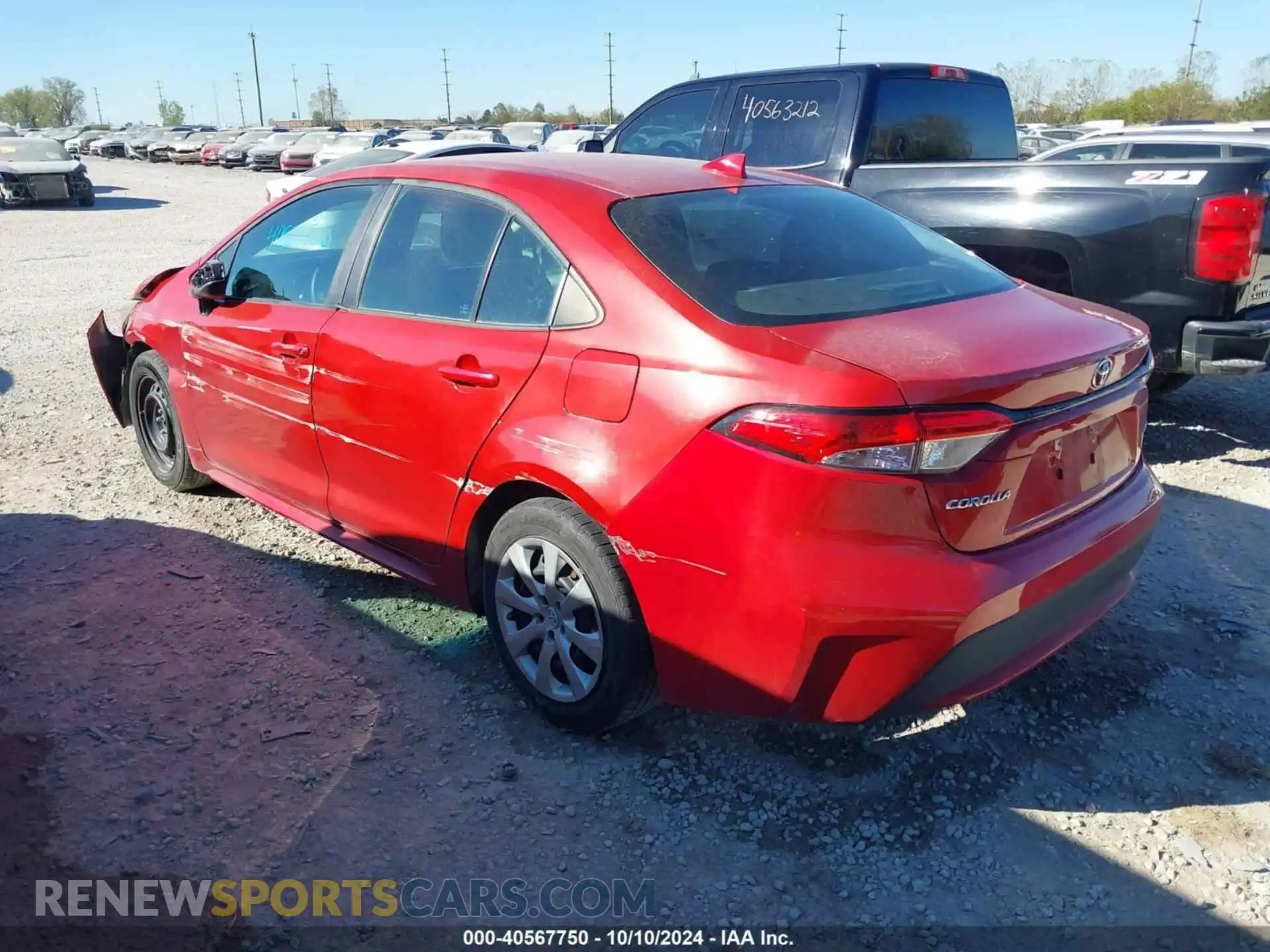 3 Photograph of a damaged car 5YFEPMAE3MP205536 TOYOTA COROLLA 2021