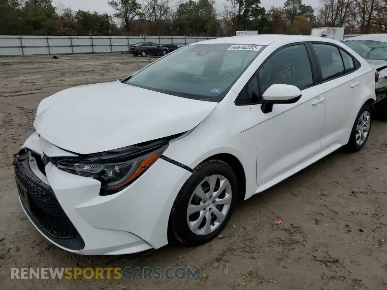 1 fotografías del automóvil dañado 5YFEPMAE3MP208825 TOYOTA COROLLA 2021