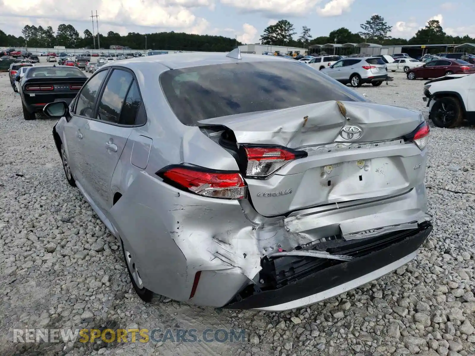 3 Photograph of a damaged car 5YFEPMAE3MP208968 TOYOTA COROLLA 2021