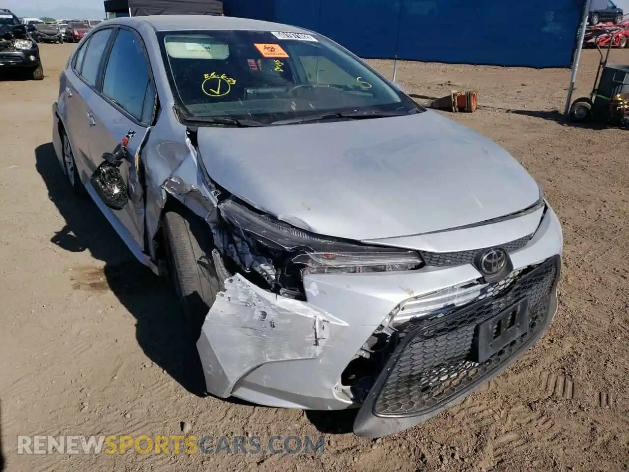 1 Фотография поврежденного автомобиля 5YFEPMAE3MP209067 TOYOTA COROLLA 2021