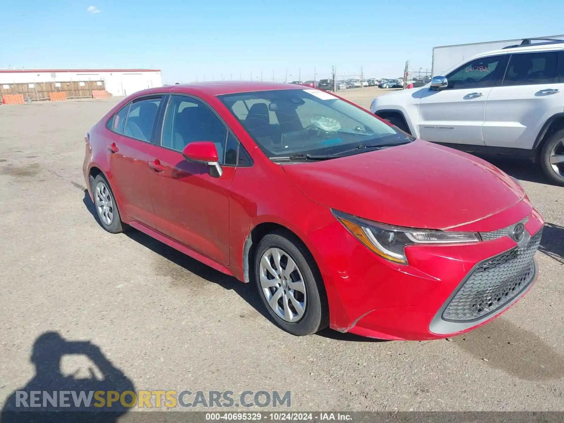 1 Photograph of a damaged car 5YFEPMAE3MP209943 TOYOTA COROLLA 2021