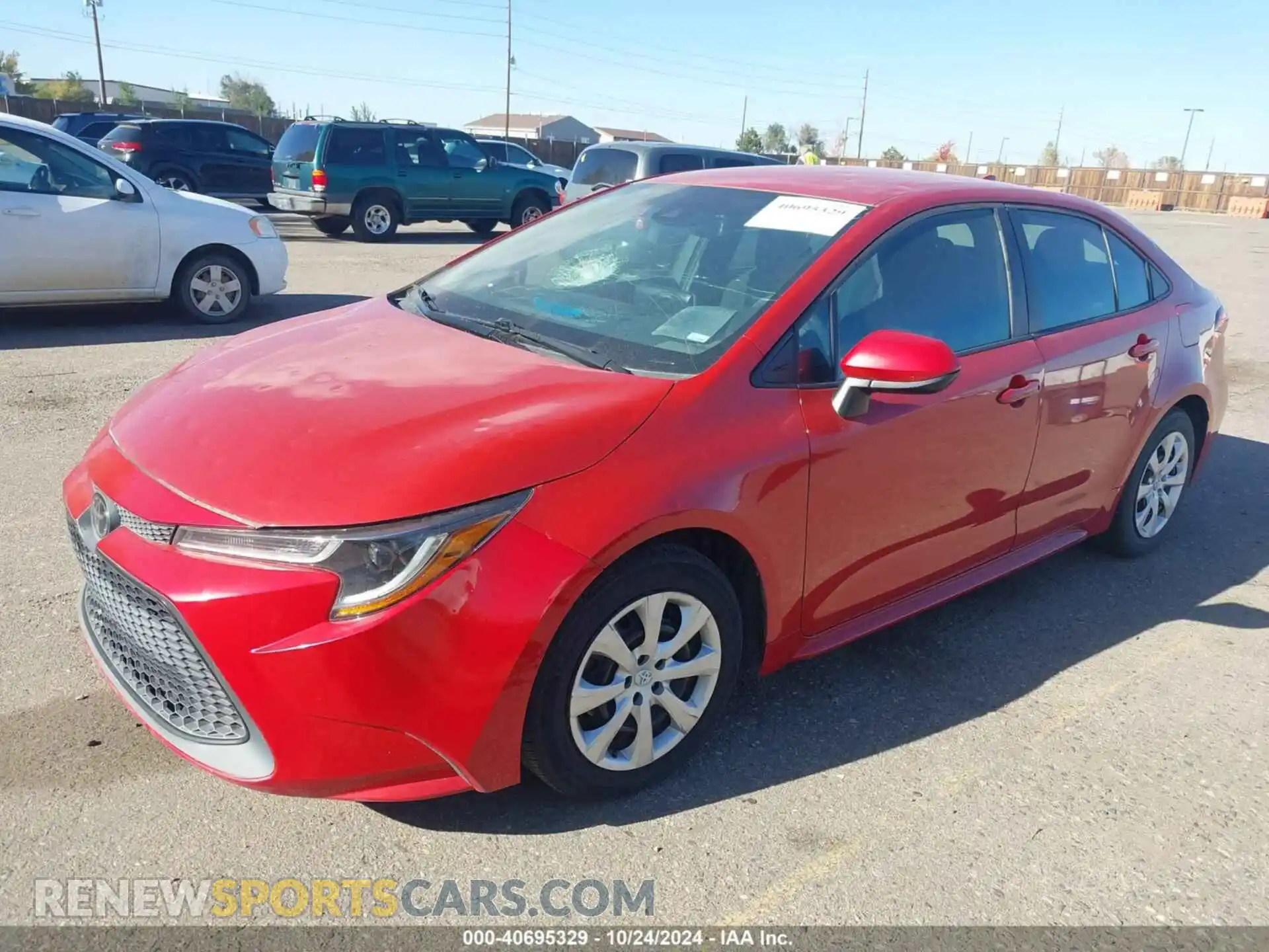 2 Photograph of a damaged car 5YFEPMAE3MP209943 TOYOTA COROLLA 2021