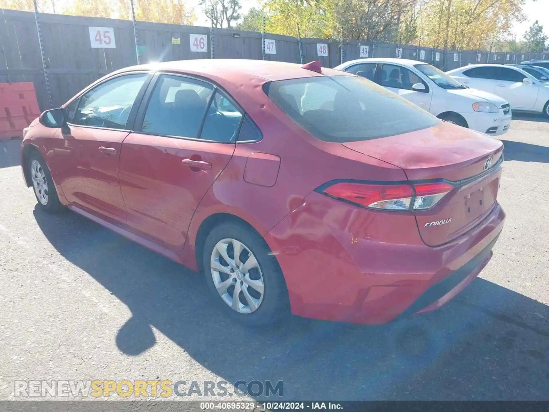 3 Photograph of a damaged car 5YFEPMAE3MP209943 TOYOTA COROLLA 2021