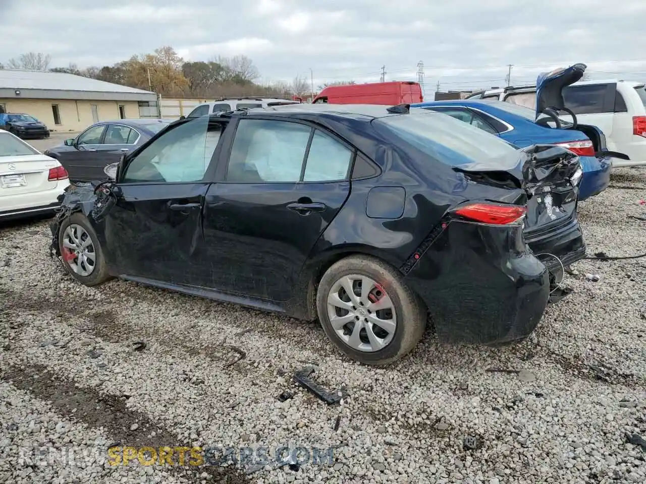 2 Photograph of a damaged car 5YFEPMAE3MP210381 TOYOTA COROLLA 2021