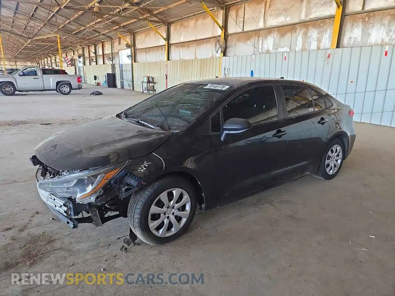 1 Photograph of a damaged car 5YFEPMAE3MP211658 TOYOTA COROLLA 2021