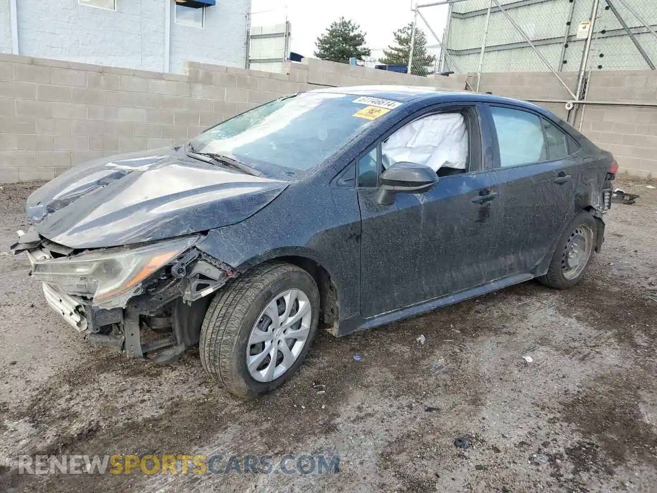 1 Photograph of a damaged car 5YFEPMAE3MP212731 TOYOTA COROLLA 2021