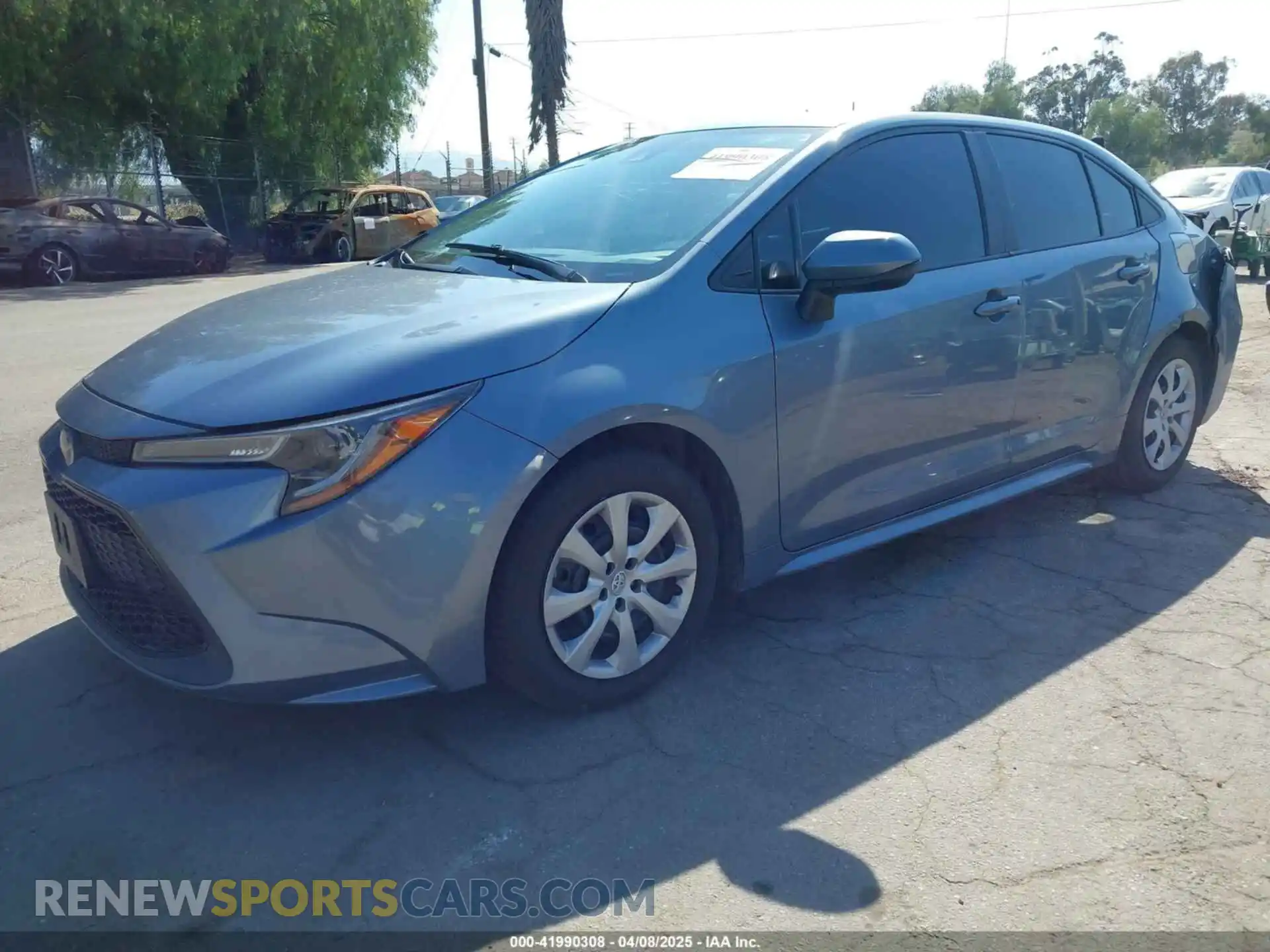 2 Photograph of a damaged car 5YFEPMAE3MP214334 TOYOTA COROLLA 2021