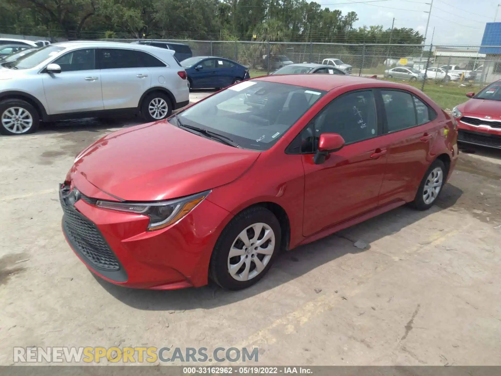 2 Photograph of a damaged car 5YFEPMAE3MP216259 TOYOTA COROLLA 2021