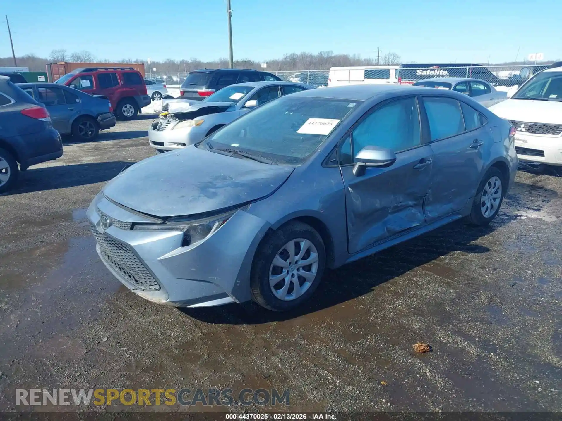 2 Photograph of a damaged car 5YFEPMAE3MP217184 TOYOTA COROLLA 2021