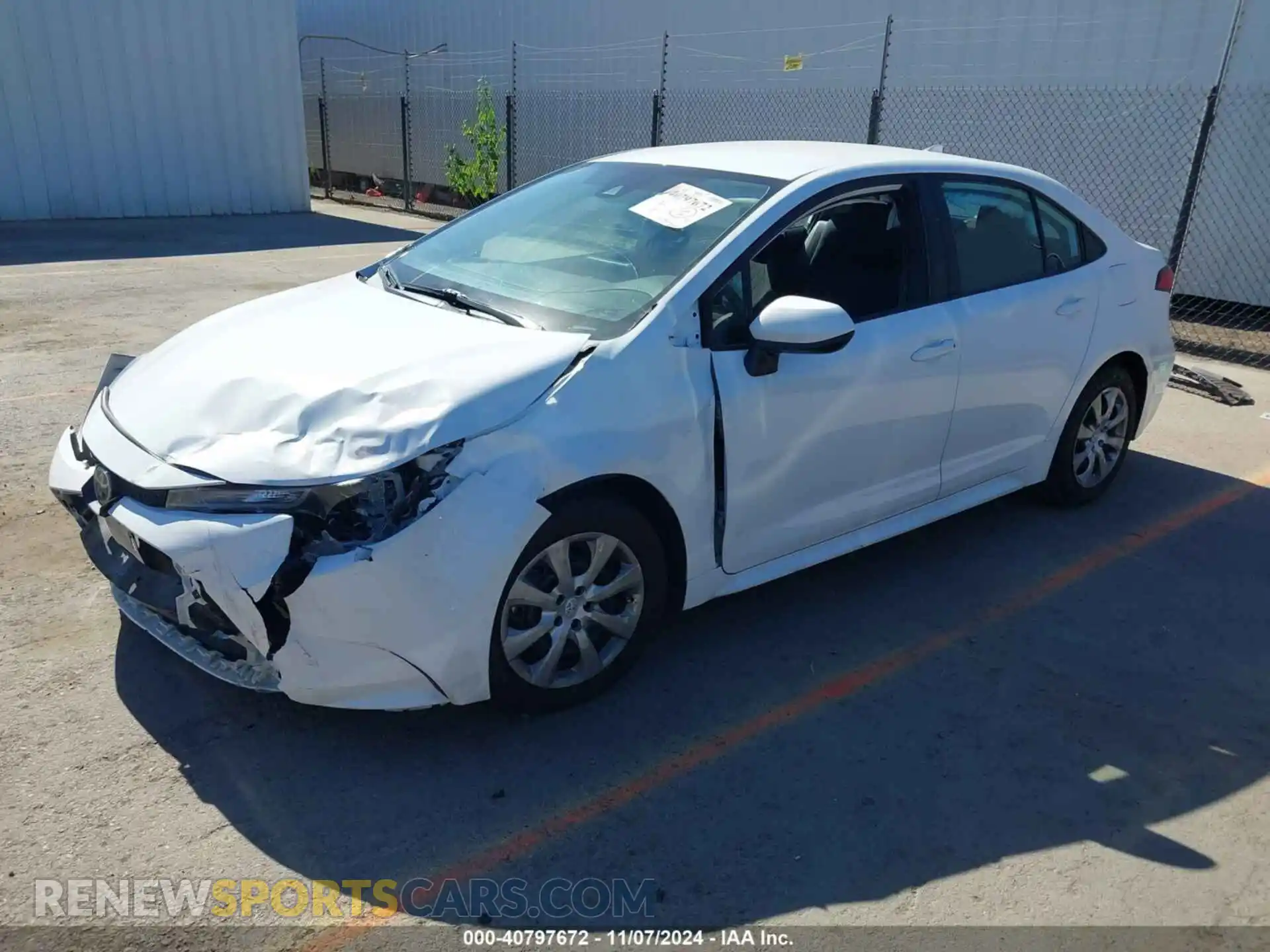 2 Photograph of a damaged car 5YFEPMAE3MP217976 TOYOTA COROLLA 2021