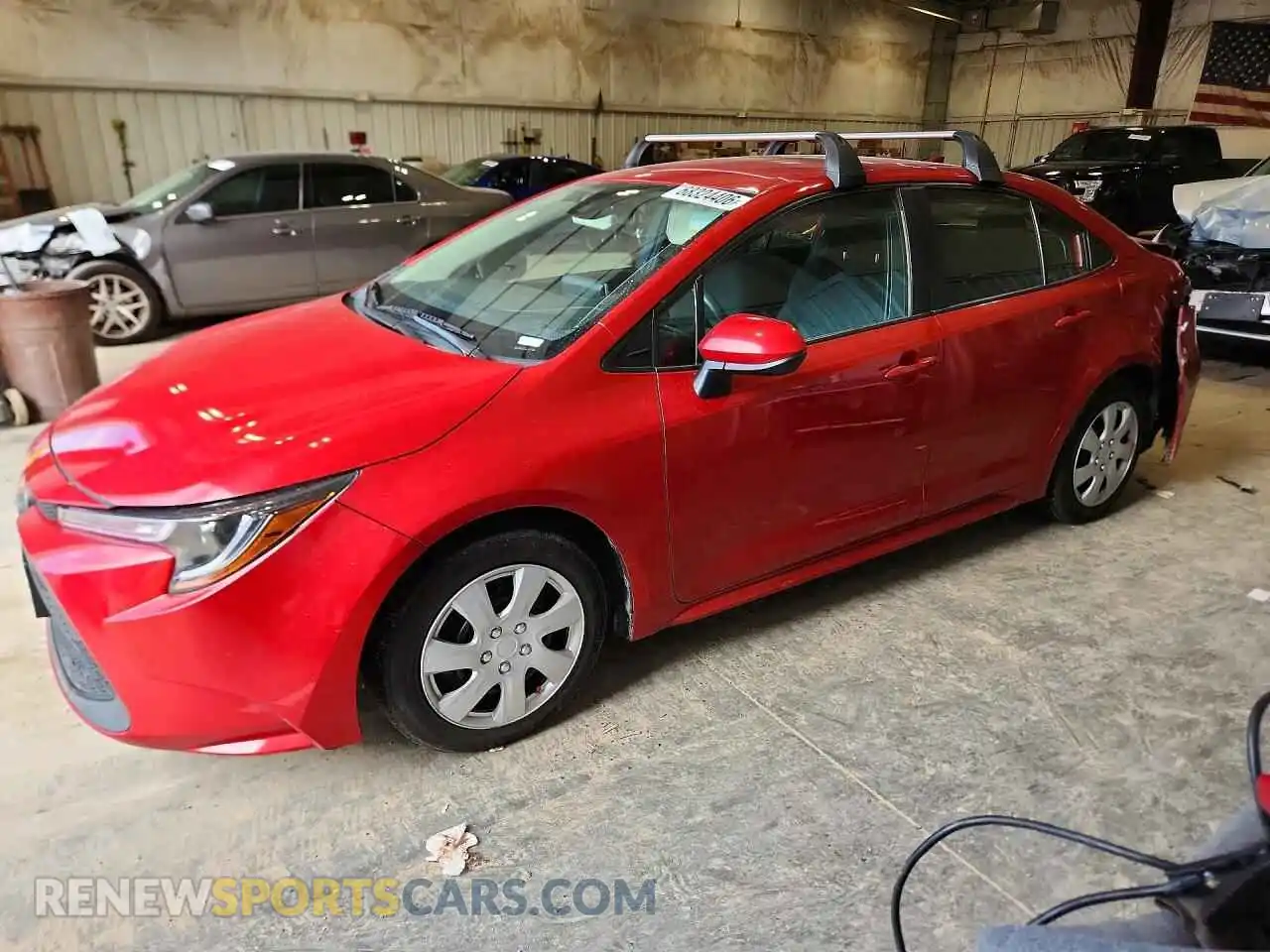 1 Photograph of a damaged car 5YFEPMAE3MP218738 TOYOTA COROLLA 2021