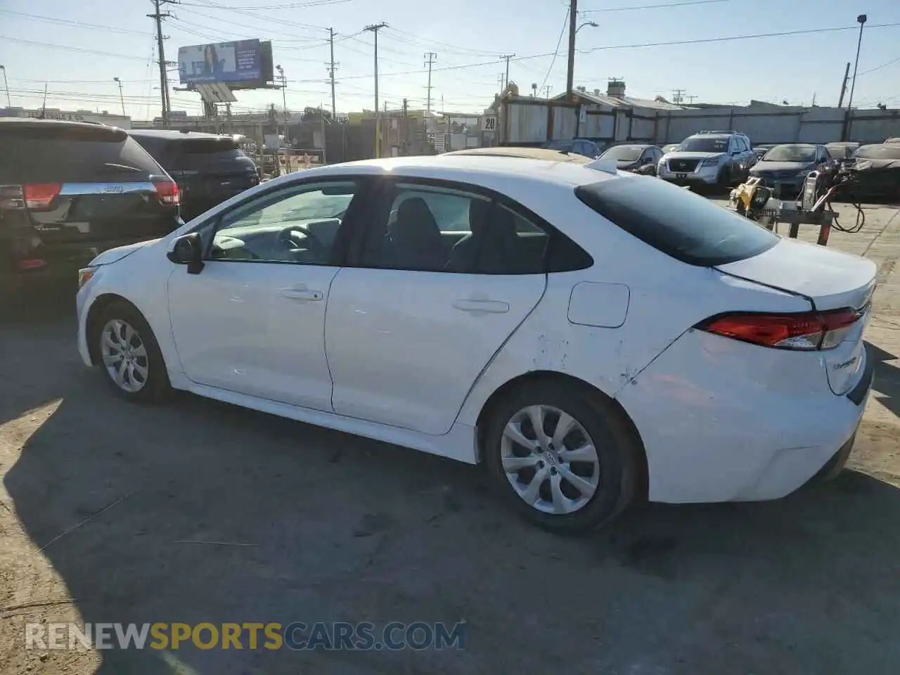 2 Photograph of a damaged car 5YFEPMAE3MP219100 TOYOTA COROLLA 2021