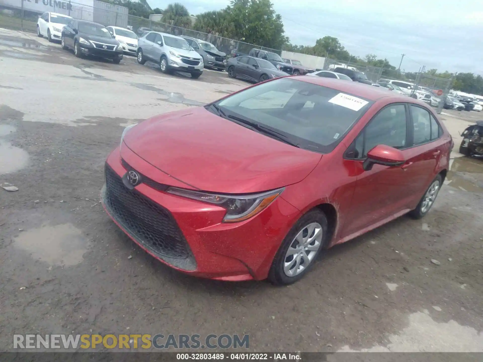 2 Photograph of a damaged car 5YFEPMAE3MP219209 TOYOTA COROLLA 2021