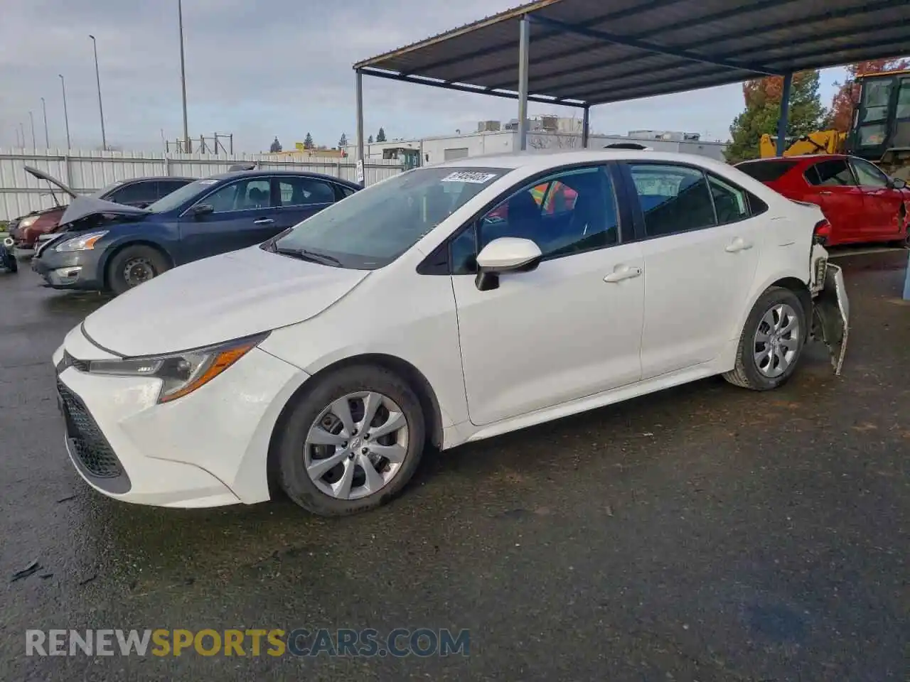 1 fotografías del automóvil dañado 5YFEPMAE3MP219419 TOYOTA COROLLA 2021