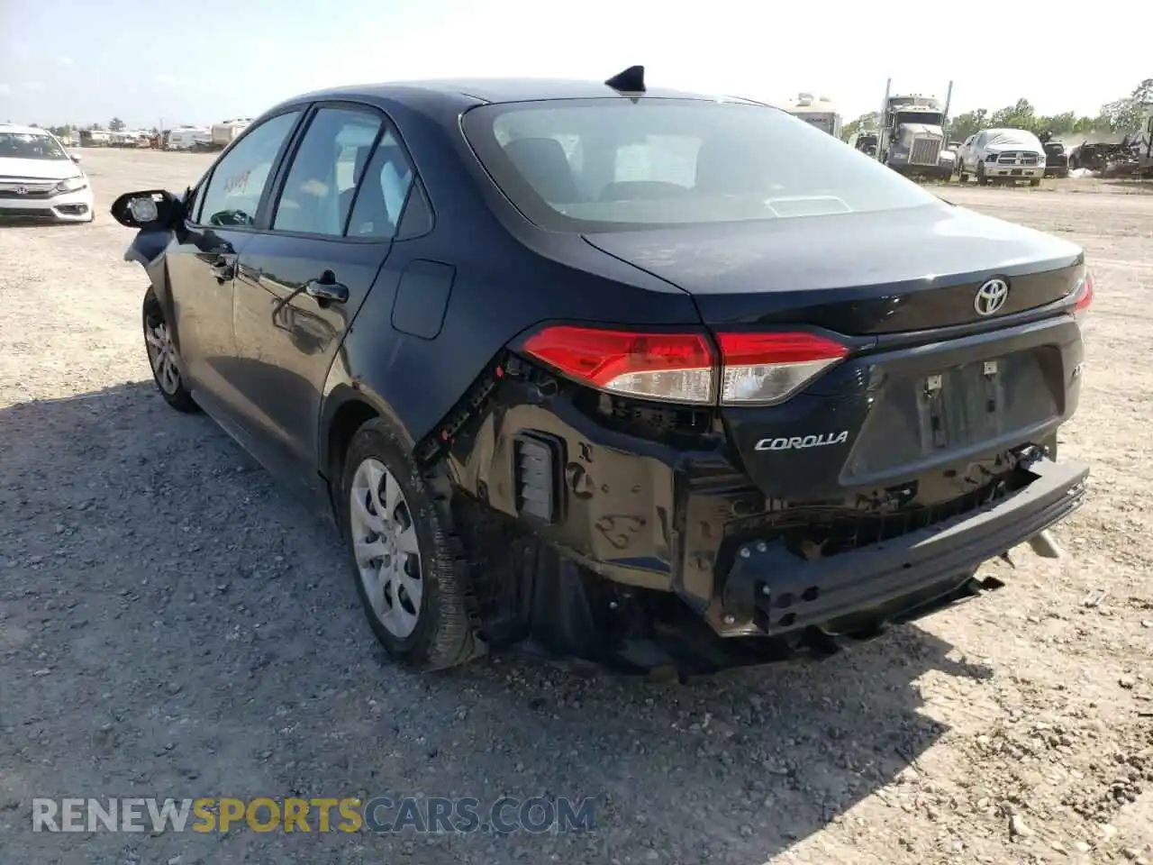 3 Photograph of a damaged car 5YFEPMAE3MP219694 TOYOTA COROLLA 2021
