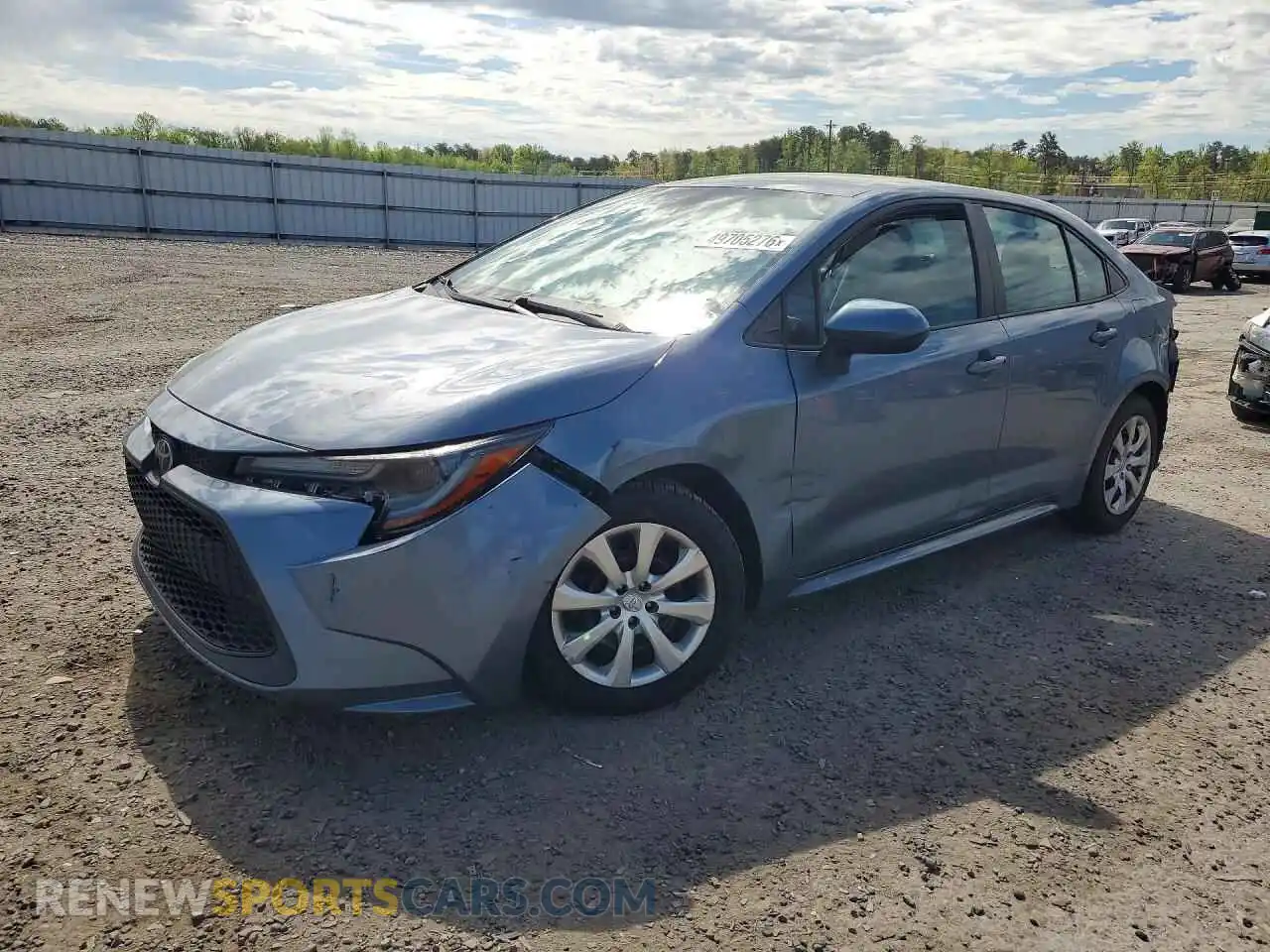 1 fotografías del automóvil dañado 5YFEPMAE3MP221140 TOYOTA COROLLA 2021