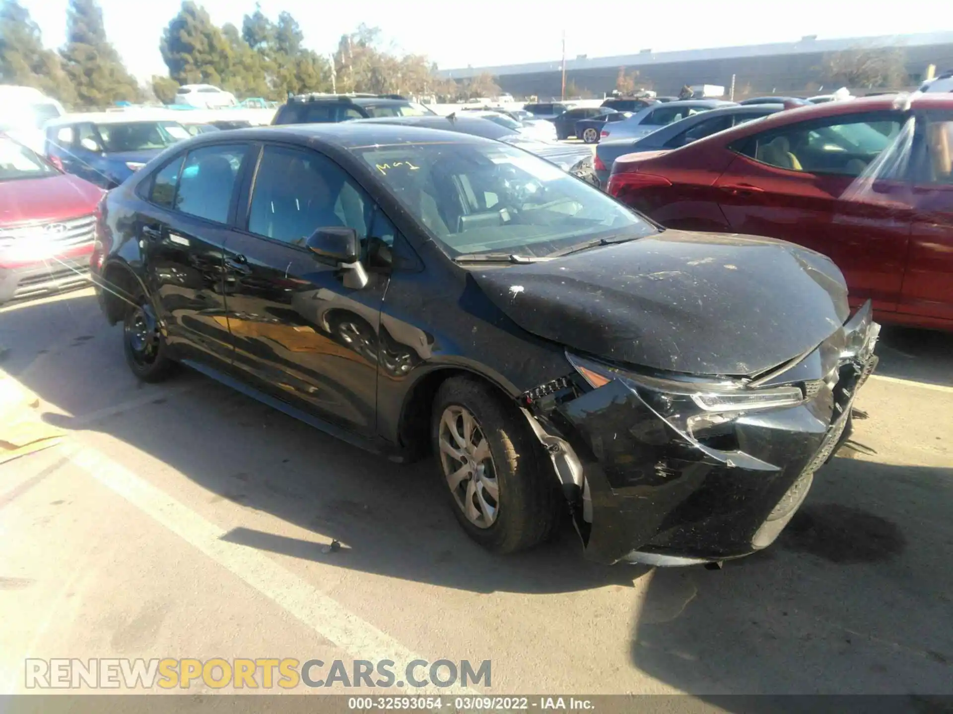 1 Photograph of a damaged car 5YFEPMAE3MP222305 TOYOTA COROLLA 2021