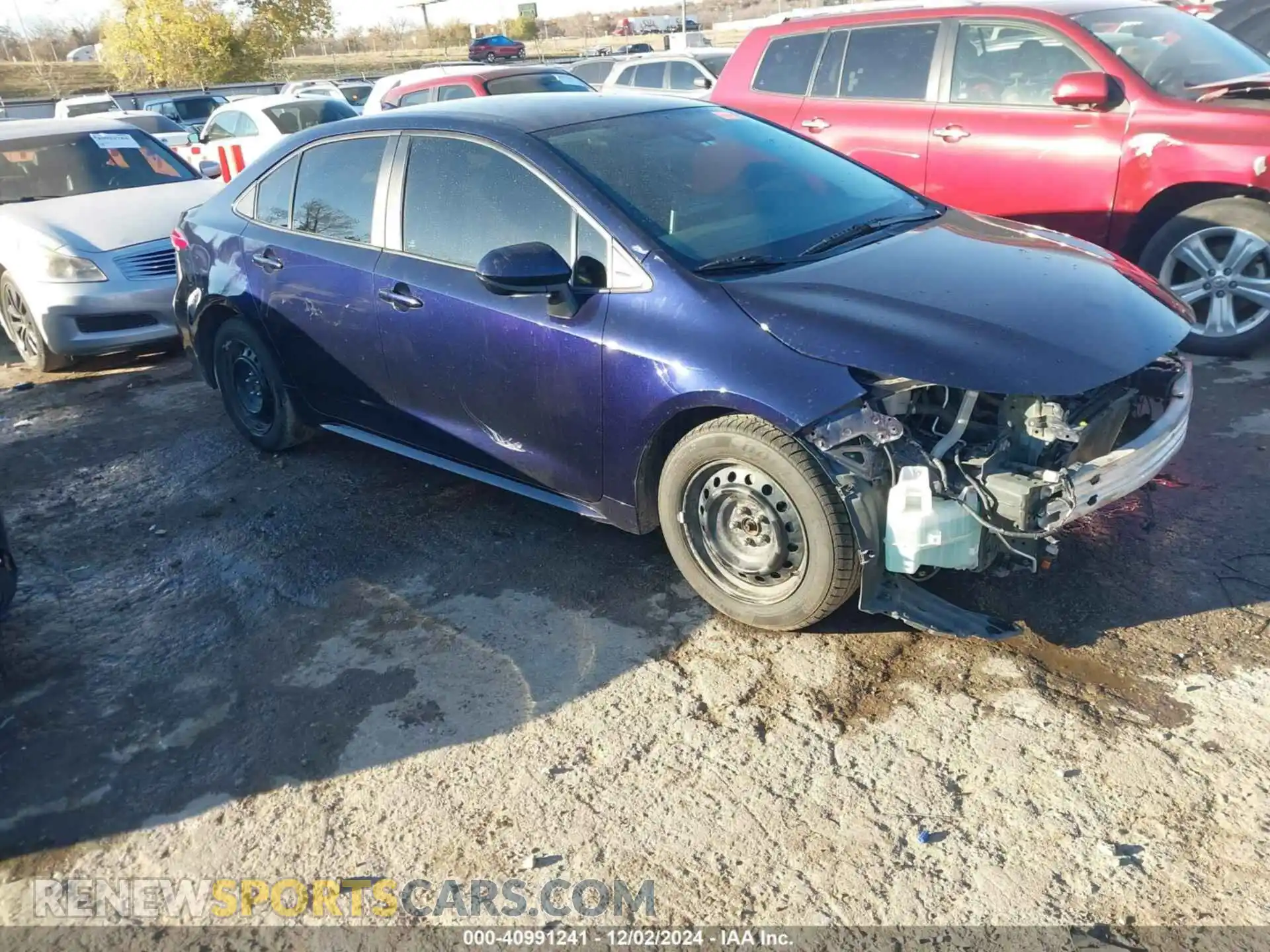 1 Photograph of a damaged car 5YFEPMAE3MP225284 TOYOTA COROLLA 2021