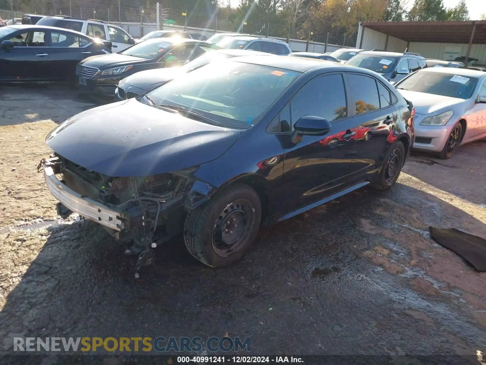 2 Photograph of a damaged car 5YFEPMAE3MP225284 TOYOTA COROLLA 2021