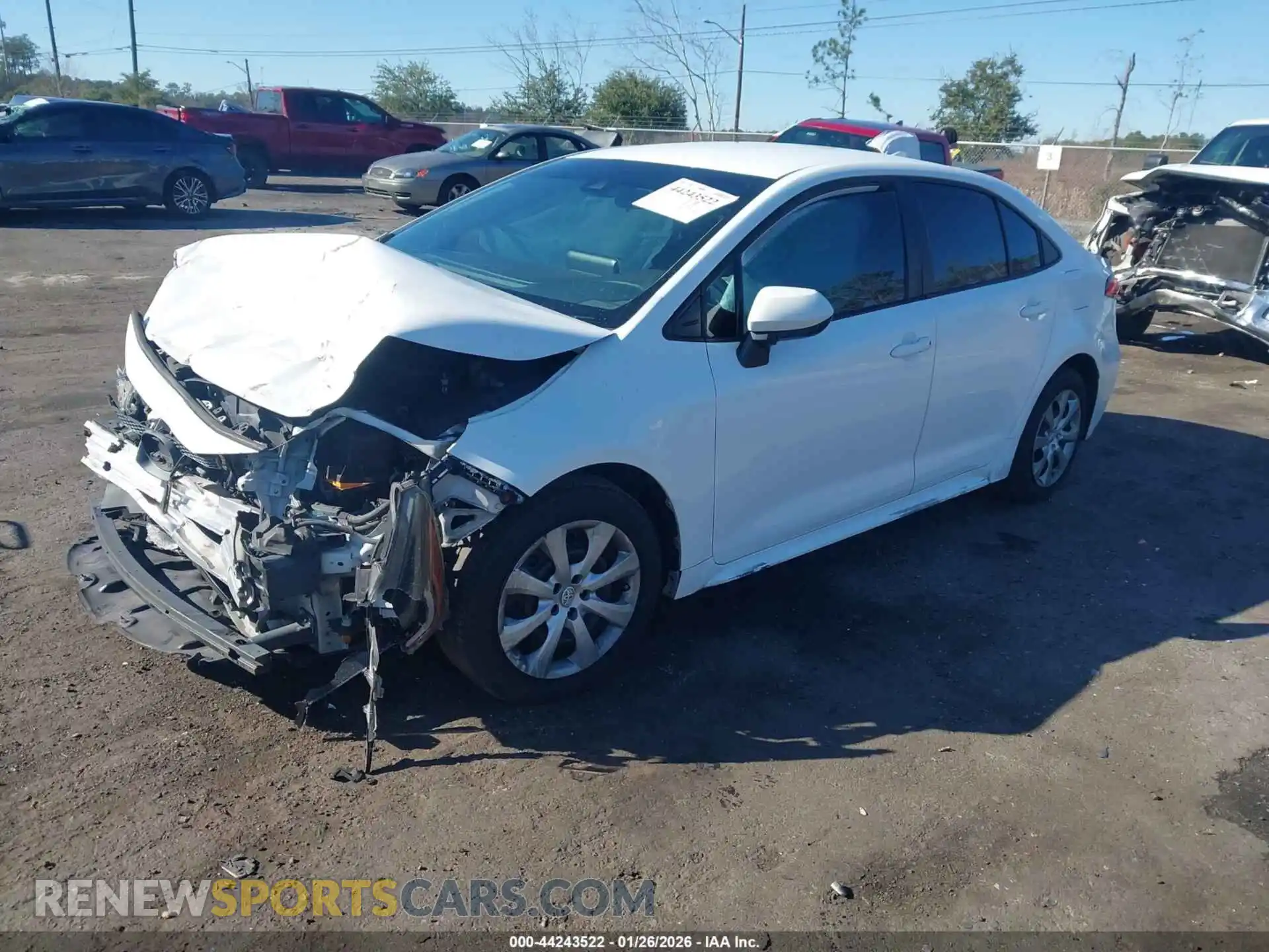 2 Photograph of a damaged car 5YFEPMAE3MP228721 TOYOTA COROLLA 2021