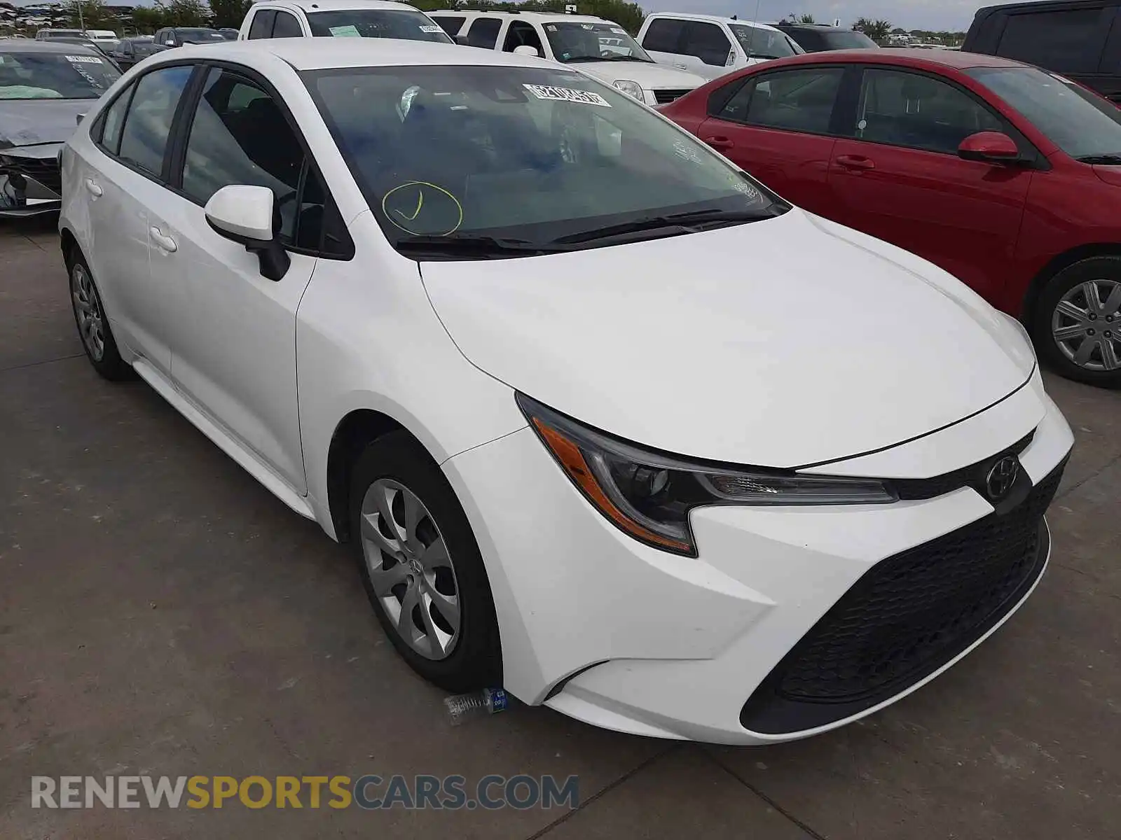1 Photograph of a damaged car 5YFEPMAE3MP232333 TOYOTA COROLLA 2021