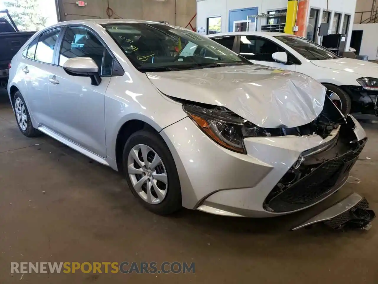 1 Photograph of a damaged car 5YFEPMAE3MP234793 TOYOTA COROLLA 2021