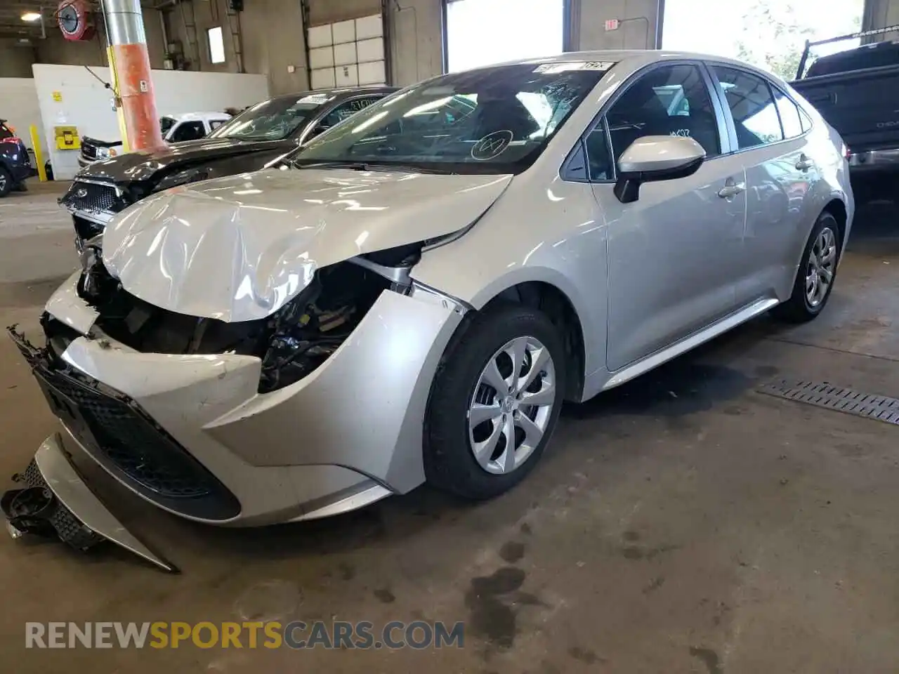 2 Photograph of a damaged car 5YFEPMAE3MP234793 TOYOTA COROLLA 2021
