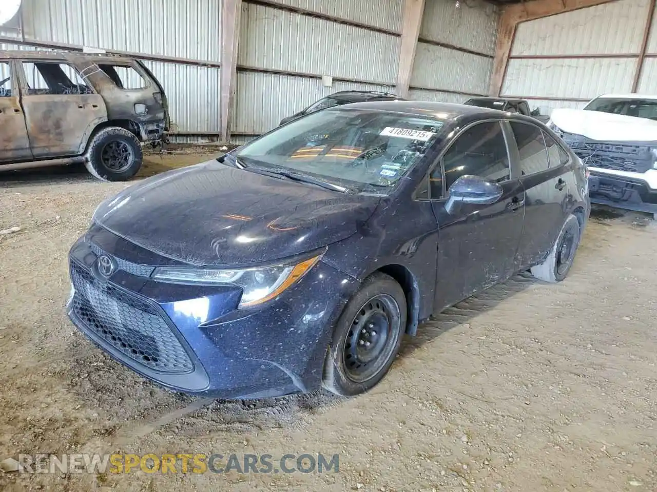 1 Photograph of a damaged car 5YFEPMAE3MP235152 TOYOTA COROLLA 2021