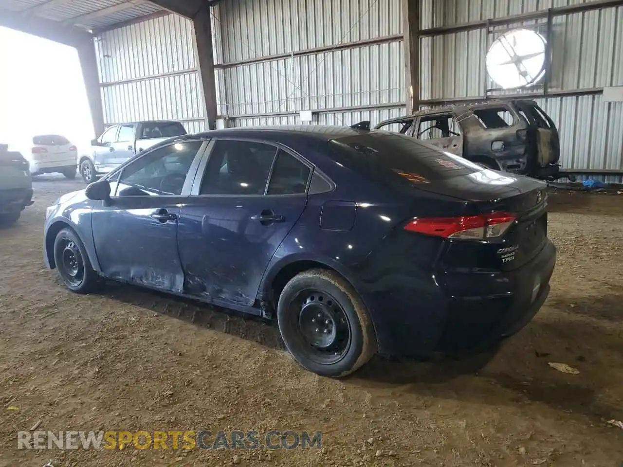 2 Photograph of a damaged car 5YFEPMAE3MP235152 TOYOTA COROLLA 2021
