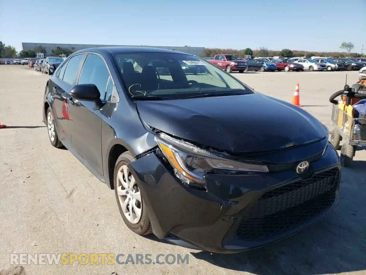 1 Photograph of a damaged car 5YFEPMAE3MP235653 TOYOTA COROLLA 2021
