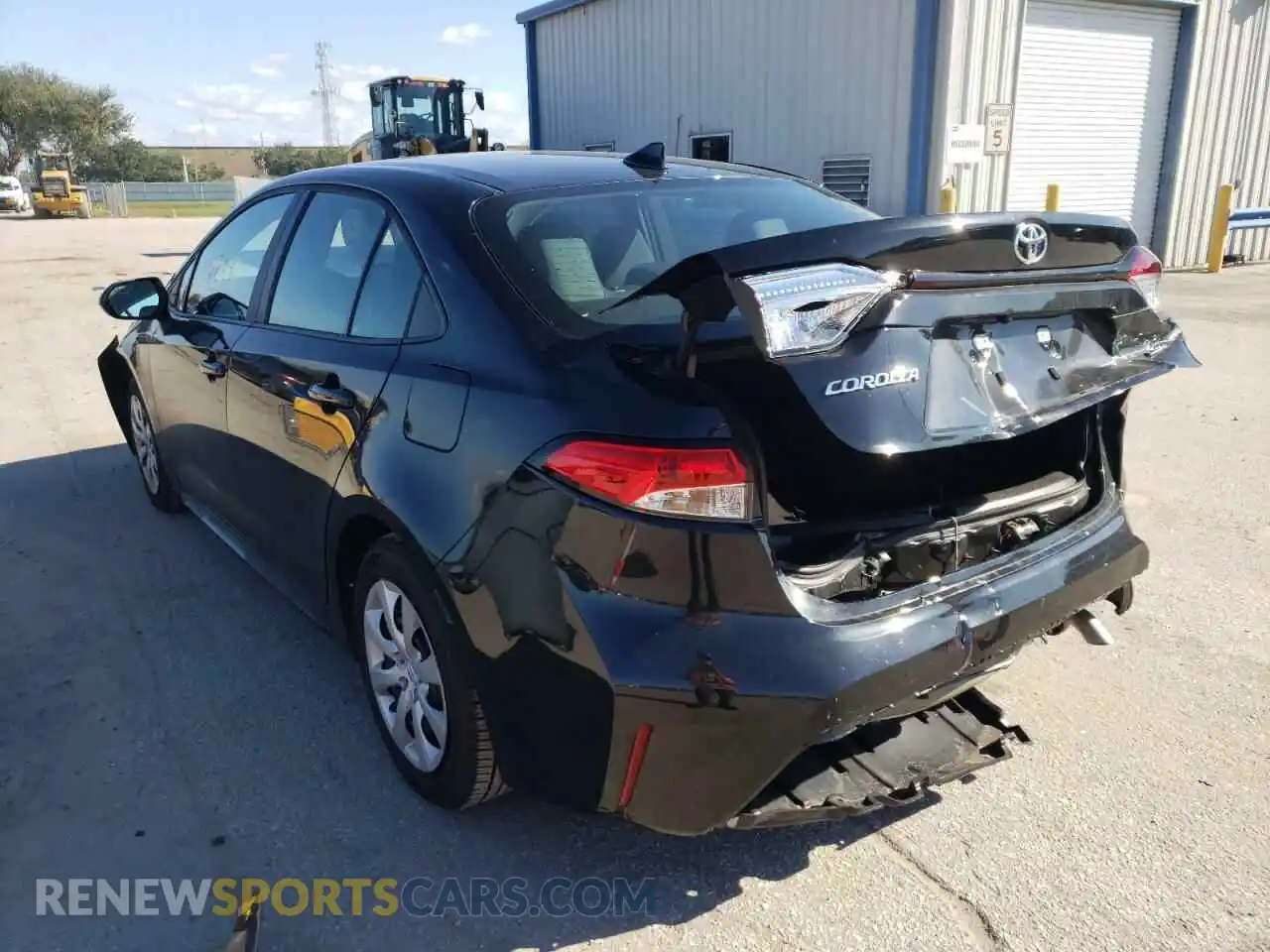 3 Photograph of a damaged car 5YFEPMAE3MP235653 TOYOTA COROLLA 2021