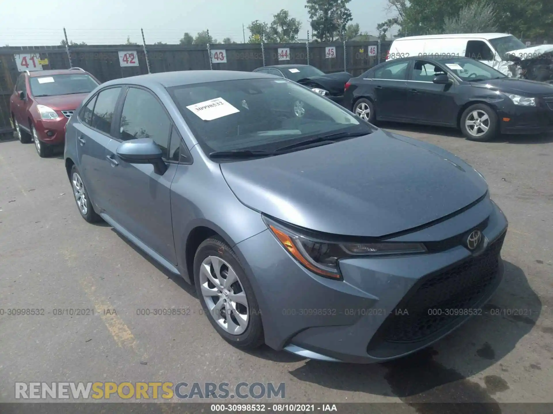 1 Photograph of a damaged car 5YFEPMAE3MP240464 TOYOTA COROLLA 2021