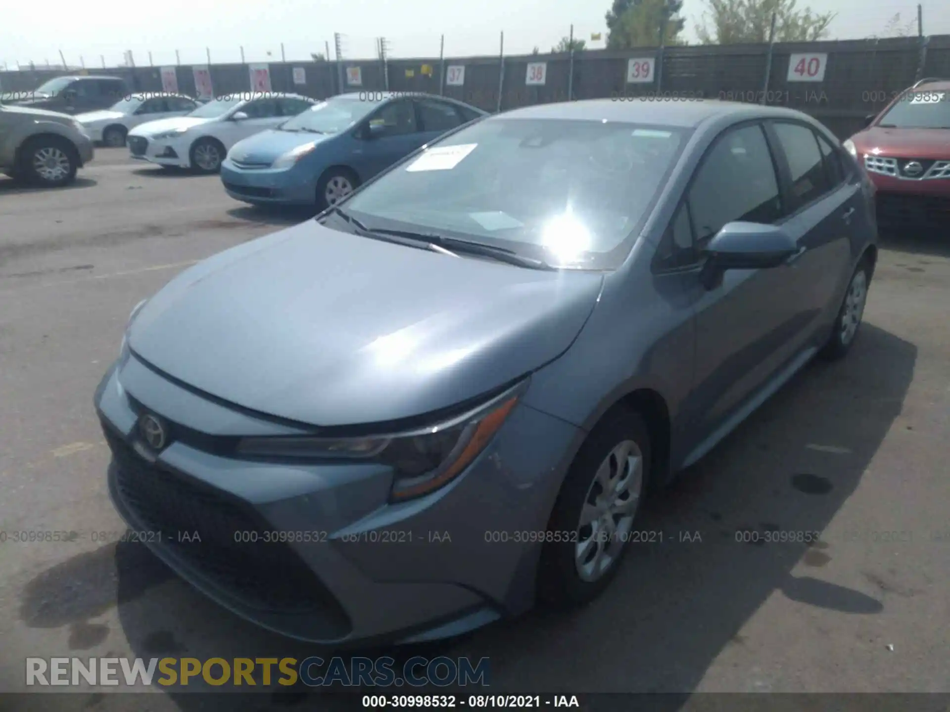 2 Photograph of a damaged car 5YFEPMAE3MP240464 TOYOTA COROLLA 2021