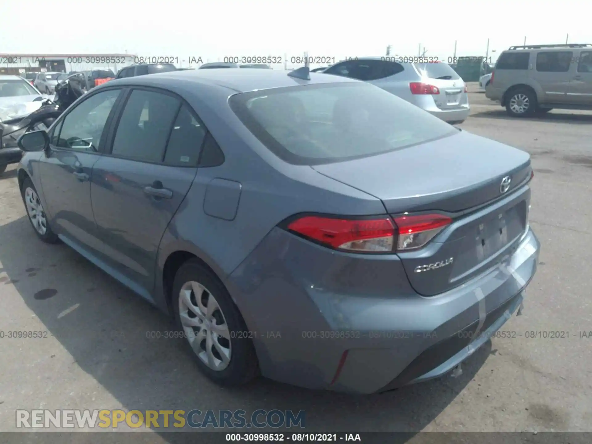 3 Photograph of a damaged car 5YFEPMAE3MP240464 TOYOTA COROLLA 2021