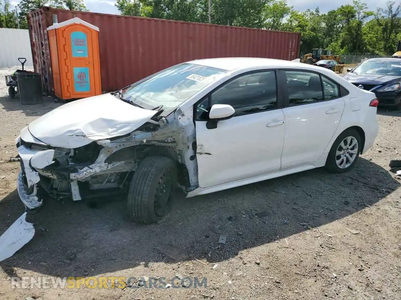 1 Photograph of a damaged car 5YFEPMAE3MP241856 TOYOTA COROLLA 2021