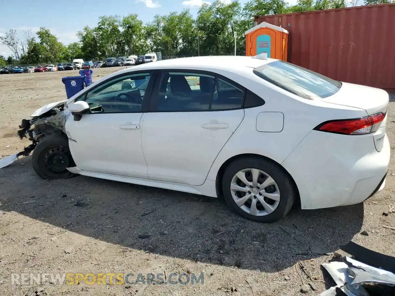 2 Photograph of a damaged car 5YFEPMAE3MP241856 TOYOTA COROLLA 2021
