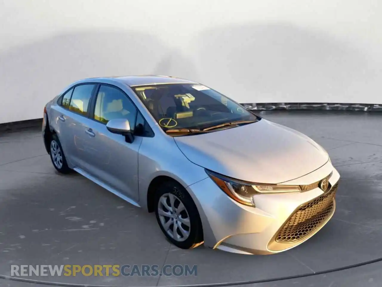 1 Photograph of a damaged car 5YFEPMAE3MP243428 TOYOTA COROLLA 2021